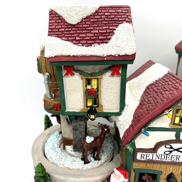 St. Nicholas Square Village - Reindeer Salon - Christmas House - Lights & Motion - Picture 4 of 12